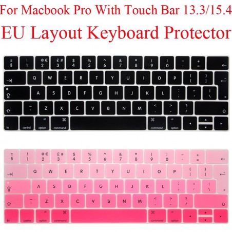 EU Keyboard Protector - Macbook Pro 13 - 13.3 - Silicone - ProtectionKeyboards