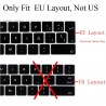 EU Keyboard Protector - Macbook Pro 13 - 13.3 - Silicone - ProtectionKeyboards