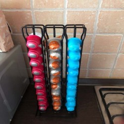 Coffee Capsule Holder - Tower Stand - 60 Nespresso Capsules - StorageCoffee ware