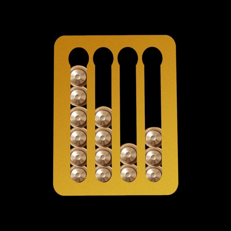 Nespresso coffee capsules holder - tower rack with adhesive tape - rotatableCoffee ware