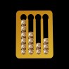 Nespresso coffee capsules holder - tower rack with adhesive tape - rotatableCoffee ware