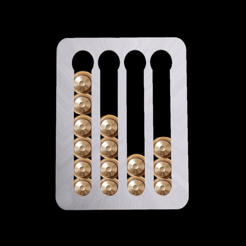Nespresso coffee capsules holder - tower rack with adhesive tape - rotatableCoffee ware