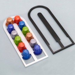 Nespresso coffee capsules holder with self adhesive stickerCoffee ware