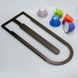 Nespresso coffee capsules holder with self adhesive stickerCoffee ware