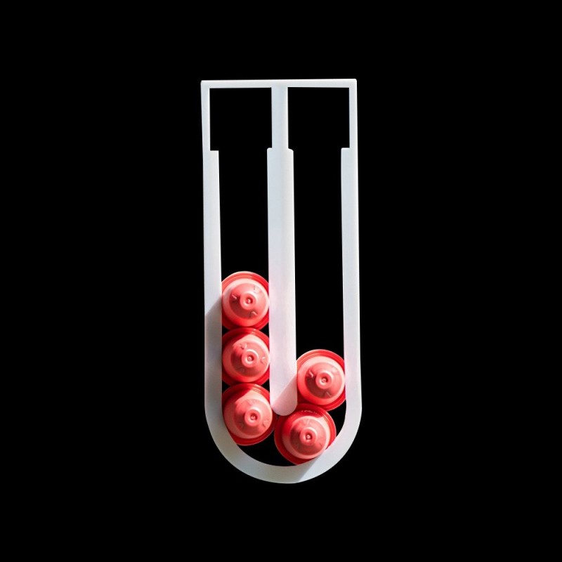 Nespresso coffee capsules holder with self adhesive stickerCoffee ware