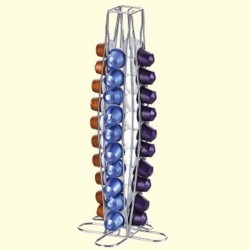 40 Nespresso coffee capsules holder - tower standCoffee ware