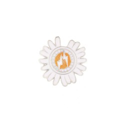 Lightning Daisy - Enamel Pins - BroochesBrooches