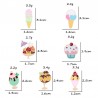 Ice cream - Cake - Cartoon - Enamel pin - BroochBrooches