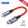 USB Type C to 3.5mm Headphone Jack - Adapter - Cable Cord - DAC ChipEar- & Headphones