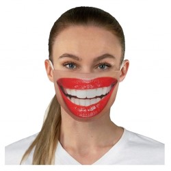 Funny printed face mask - anti-pollution mouth cover - cottonMasks