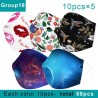 50Pcs - Mouth Face Mask - Disposable - 3 Layers - Fashion - BreathableMasks