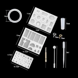 Silicone Casting - Resin Molds - Tools Set - Resin Jewelry - DIYToys