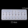 Silicone Mold - Resin - International Chess Shape - DIYToys