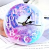 Silicone Mold - Clock - 10/15cm - Resin - Handmade Tool - DIYToys