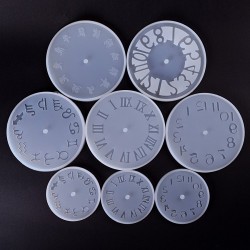 Silicone Mold - Clock - 10/15cm - Resin - Handmade Tool - DIYToys