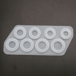 8Pcs - Assorted Sizes Ring - Silicone Mold - Resin JewelryToys
