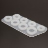 8Pcs - Assorted Sizes Ring - Silicone Mold - Resin JewelryToys
