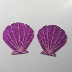 10pairs/lot - Disposable Nipple Covers - Purple ShellBeachwear