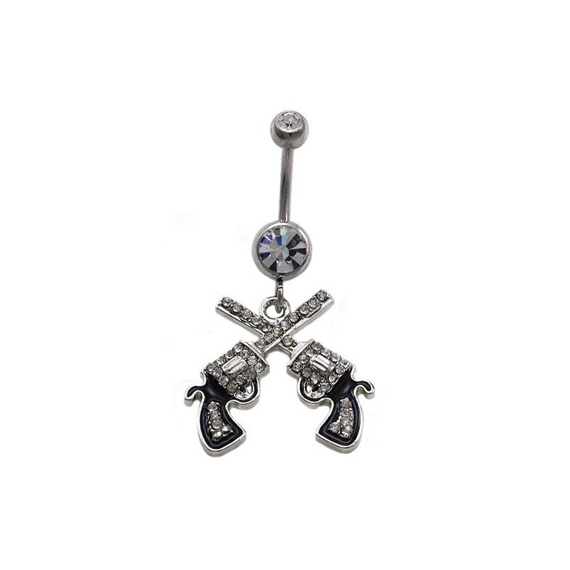 Cowgirl - Guns - Belly Button RingPiercings