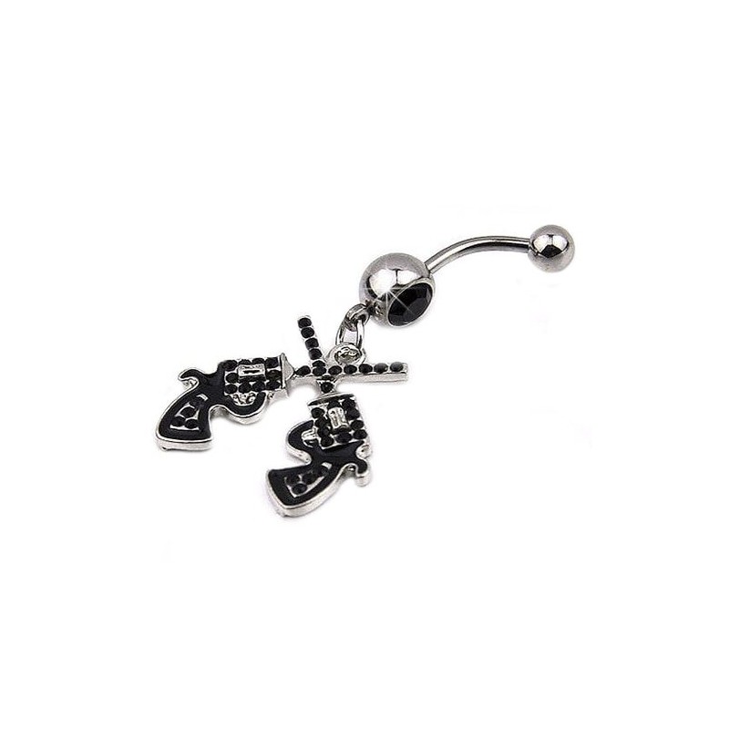 Cowgirl - Guns - Belly Button RingPiercings