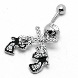 Cowgirl - Guns - Belly Button RingPiercings