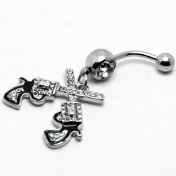 Cowgirl - Guns - Belly Button RingPiercings
