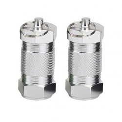 2Pcs - Metal Medicine Box - Pill Capsule - Waterproof - Outdoor - Key ringKeyrings