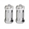 2Pcs - Metal Medicine Box - Pill Capsule - Waterproof - Outdoor - Key ringKeyrings