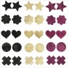 10pairs - Lace - Nipple Covers - Star - Circle - HeartBeachwear