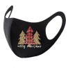 8 pieces - protective face / mouth masks - washable - Christmas printMouth masks