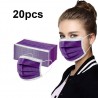 Disposable anti-bacterial medical face mask - mouth mask - 3 layer - purpleMouth masks