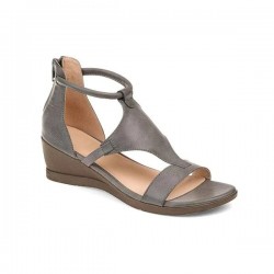 Summer Sandals - Mid Heels - Vintage - Black - Brown - Grey - RedHigh heels
