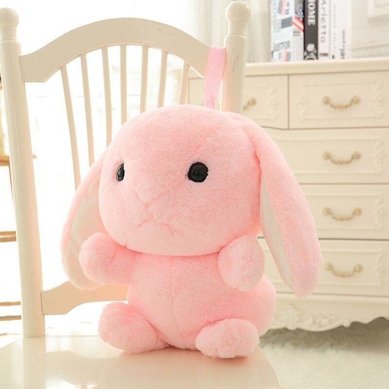 Bunny - rabbit - plush toy - pillow - small backpack - 45cmCuddly toys