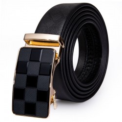Luxury genuine leather belt with automatic buckleBelts