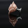 Rose shaped furniture handles - ceramic - 5 piecesFurniture