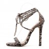 Elegant high heel sandals - lace-up pumpsHigh heels