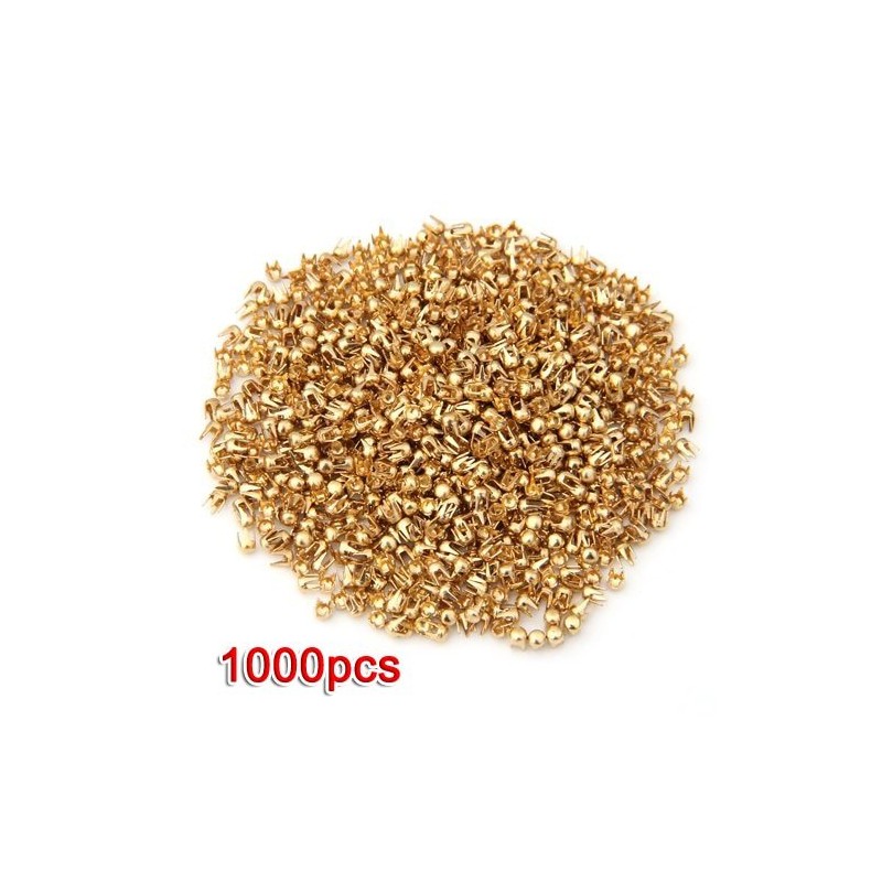 Gold round rivets - studs - DIY decoration - 2.5mm - 1000 piecesDecoration
