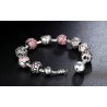 Luxury bracelet with crystal beads - 925 sterling silverBracelets