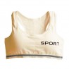 "SPORT" print - cotton fitness padded braWomen's fashion