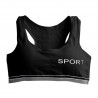"SPORT" print - cotton fitness padded braWomen's fashion