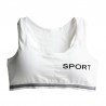 "SPORT" print - cotton fitness padded braWomen's fashion