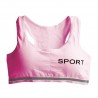 "SPORT" print - cotton fitness padded braWomen's fashion