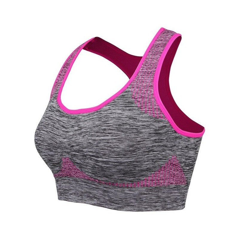 Shockproof fitness bra with push up - padded topWomen's fashion