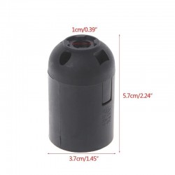 CE approved - E27 - Plastic Lamp - Black - White - 10pcsLights & lighting