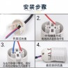 CE approved - E27 - Plastic Lamp - Black - White - 10pcsLights & lighting