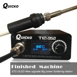 Soldering station - digital soldering iron - quick heating - T12 - STC T12 OLED displaySoldering Irons