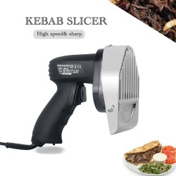 Electric kebab / shawarma slicer with bladesSteel