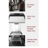 Coffee maker machine with milk frother for espresso / cappuccino - 15 Bar - 220VCoffee ware