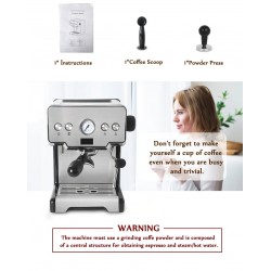 Coffee maker machine - semi-automatic - 15 BarCoffee ware