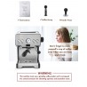 Coffee maker machine - semi-automatic - 15 BarCoffee ware
